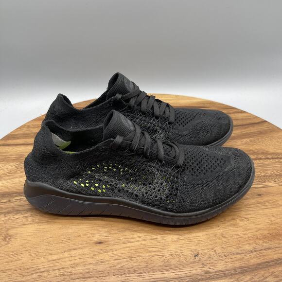 Nike Free RN Shoes Womens Size 7.5 Black Running Comfort Walking Gym Sneakers - Picture 1 of 8